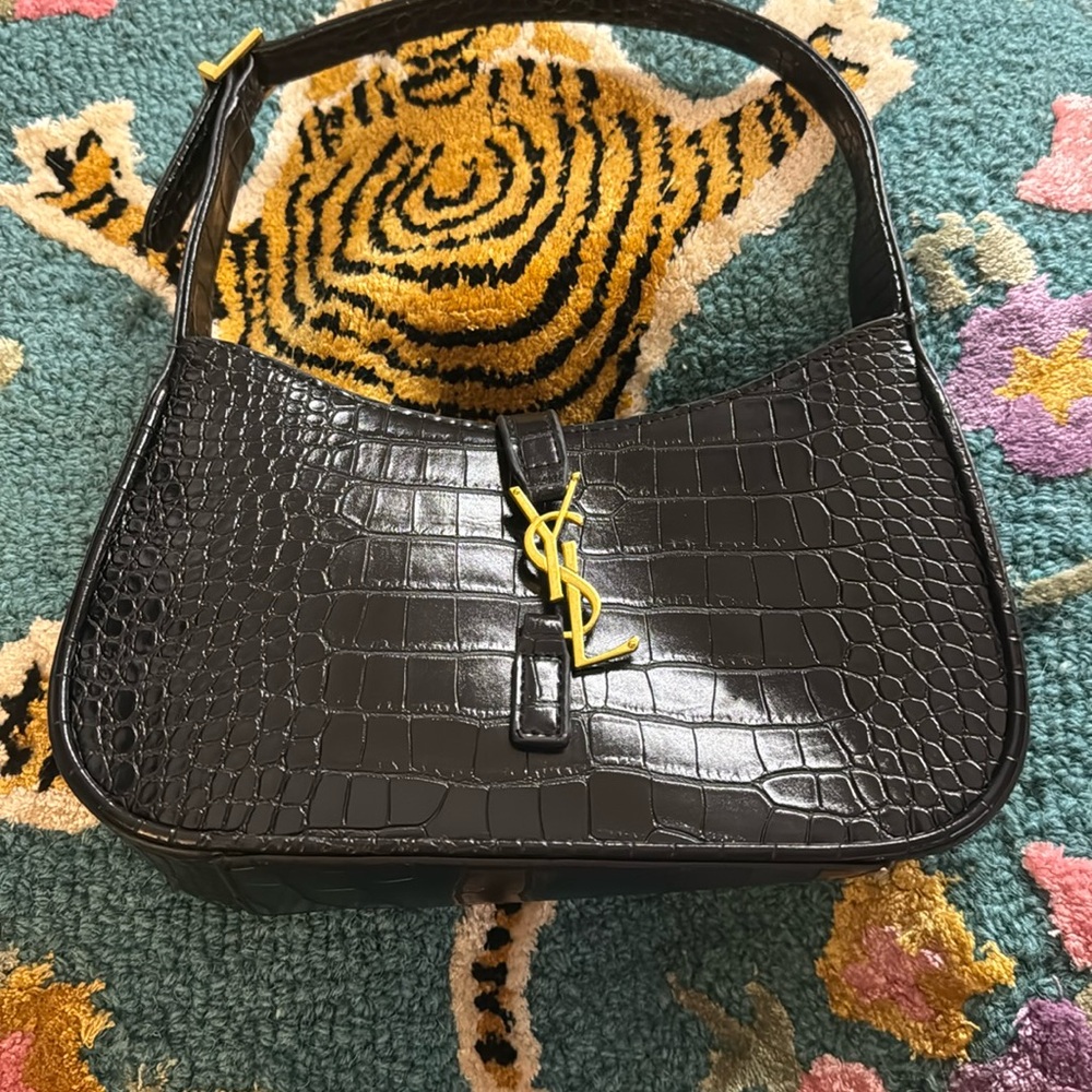 Croc print bag